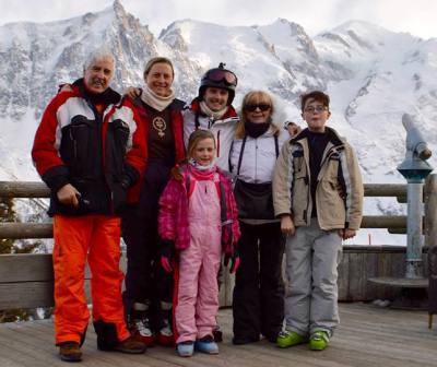  Skiing at Mont Blanc