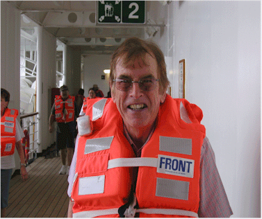 Con practices Fire Drill on board MS Amsterdam