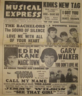 NME COVER 1966