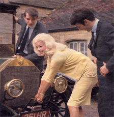 with Diana Dors at Longleat